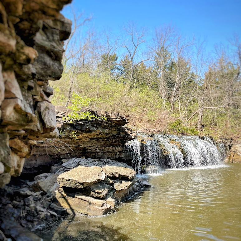 Waterfalls In Kansas City - Cedar Lake Falls