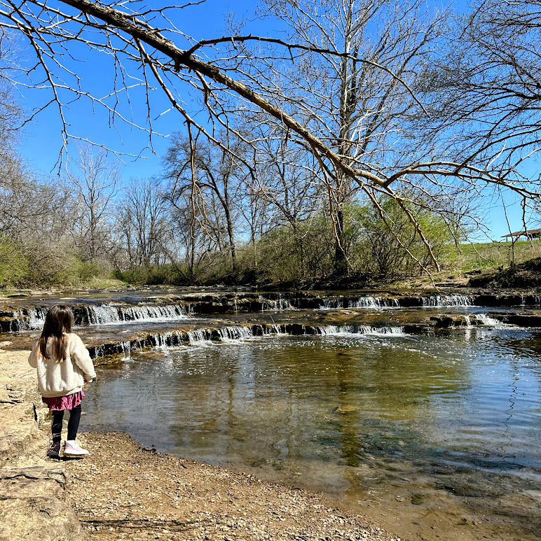 Double Falls, Line Creek, Kansas City North, Missouri 