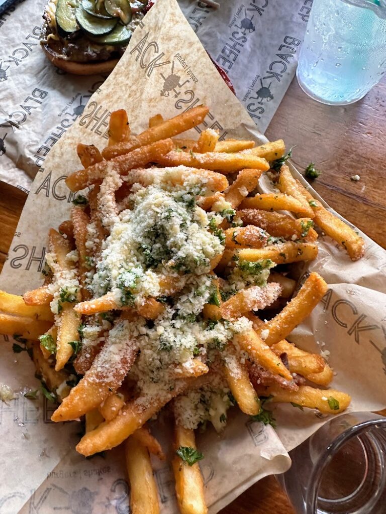 Truffle fries from Black Sheep Burgers and Shakes in Springfield, MO