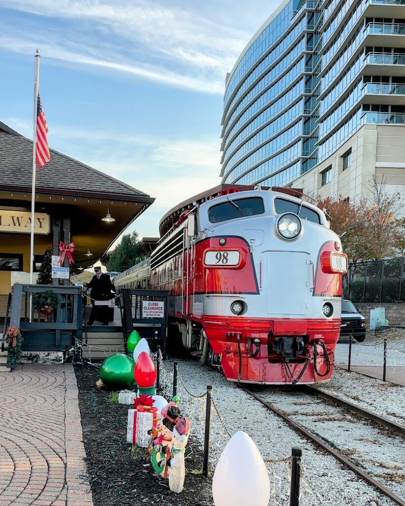 The Polar Express train in Branson 